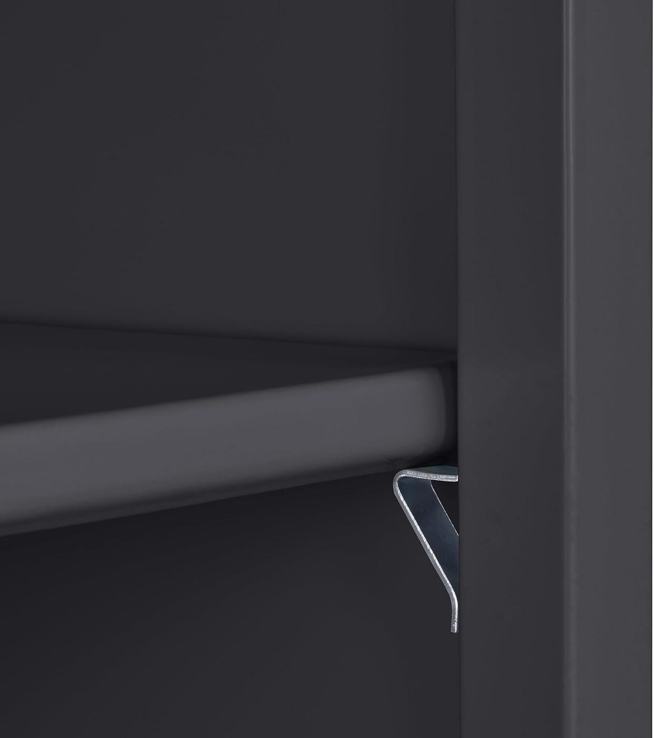Sandusky Lee 36" W x 18" D x 78" H Steel Mobile Bookcase with 4 Adjustable Shelves by Sandusky