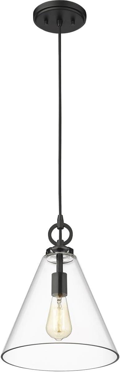 Z-Lite Harper 1 - Light Pendant in  Matte Black