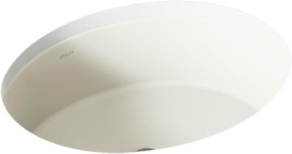 Verticyl Ceramic Oval Undermount Bathroom Sink with Overflow