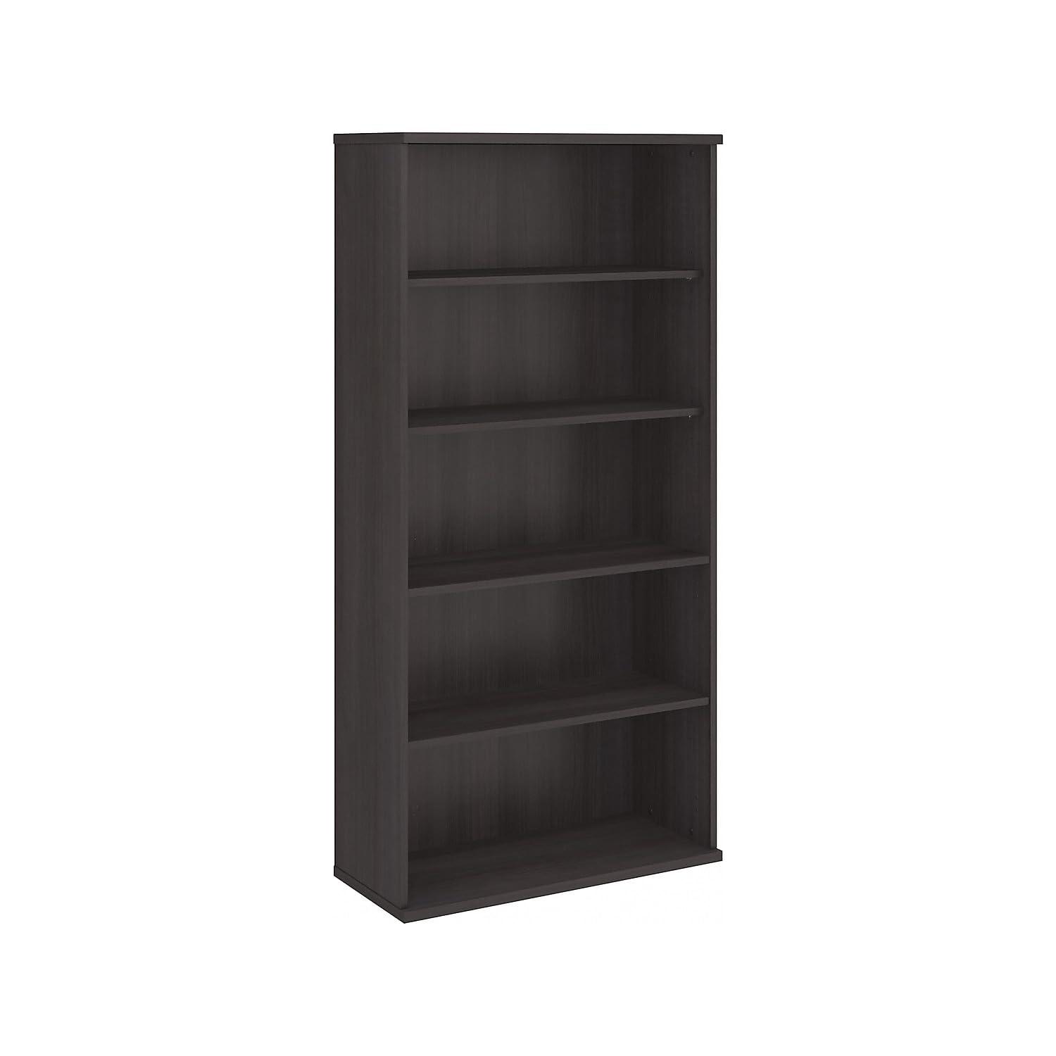 Bush Business Furniture Hybrid Tall 5 Shelf Bookcase