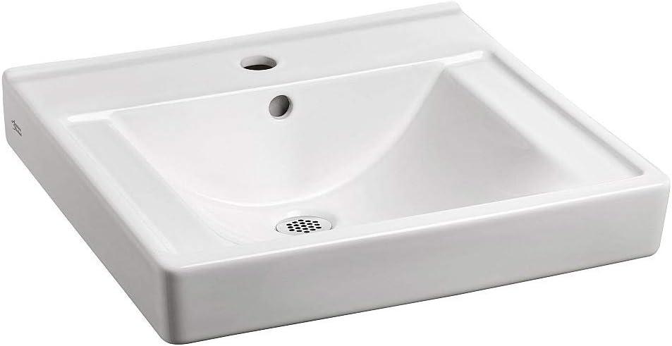 American Standard Decorum 18.25'' White Vitreous China Rectangular Bathroom Sink with Overflow