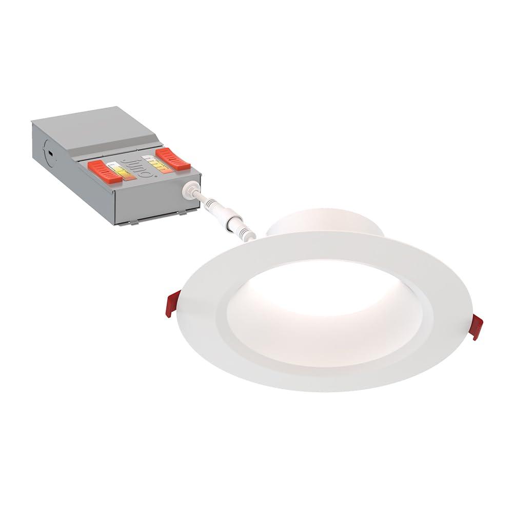 Juno WF6 DREG SM ALO20 SWW5 90CRI MW M6 6'' Selectable Color Temperature Dimmable Air-Tight IC Rated LED Canless Recessed Lighting Kit