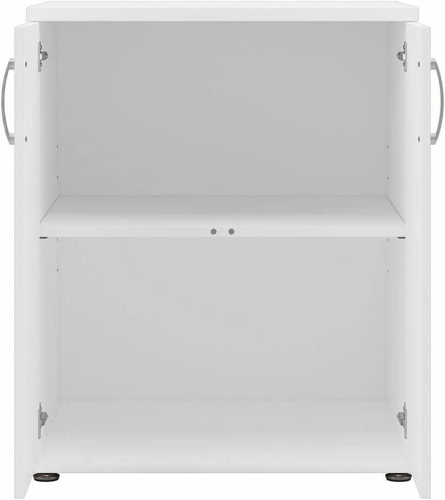 Bush Business Furniture Universal Laundry Room Storage Cabinet with Doors and Shelves