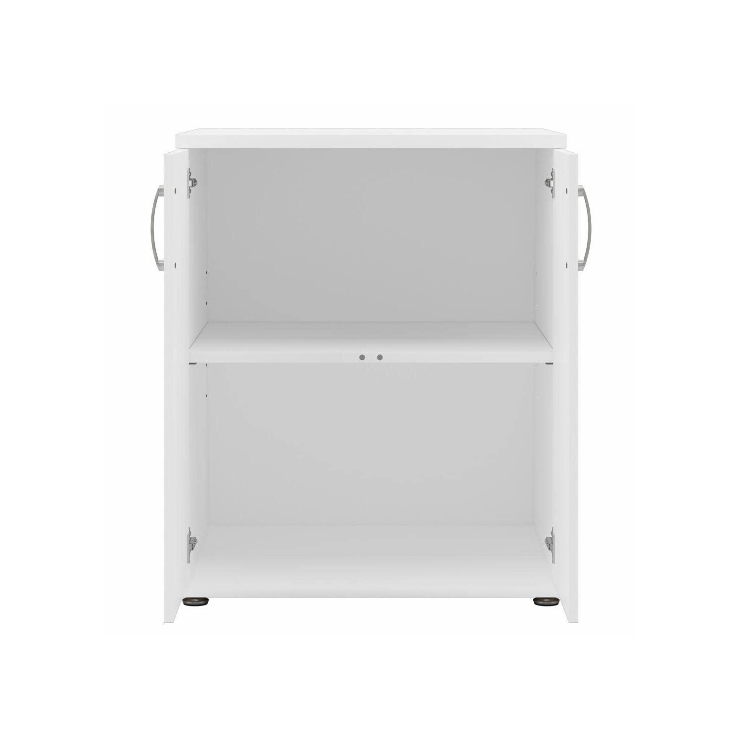 Bush Business Furniture Universal Laundry Room Storage Cabinet with Doors and Shelves