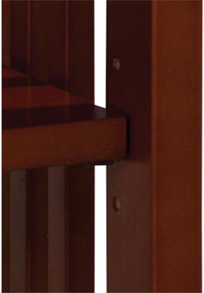 24" 2-shelf Bookshelf Wood Cherry - Alaterre Furniture: Mid-Century Modern, Stained Finish, Fixed Shelves