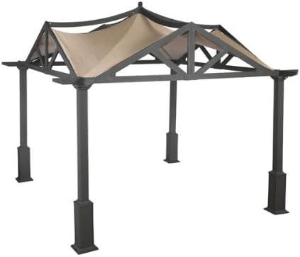 Beige RipLock 350 Garden Pergola Replacement Canopy Top Cover