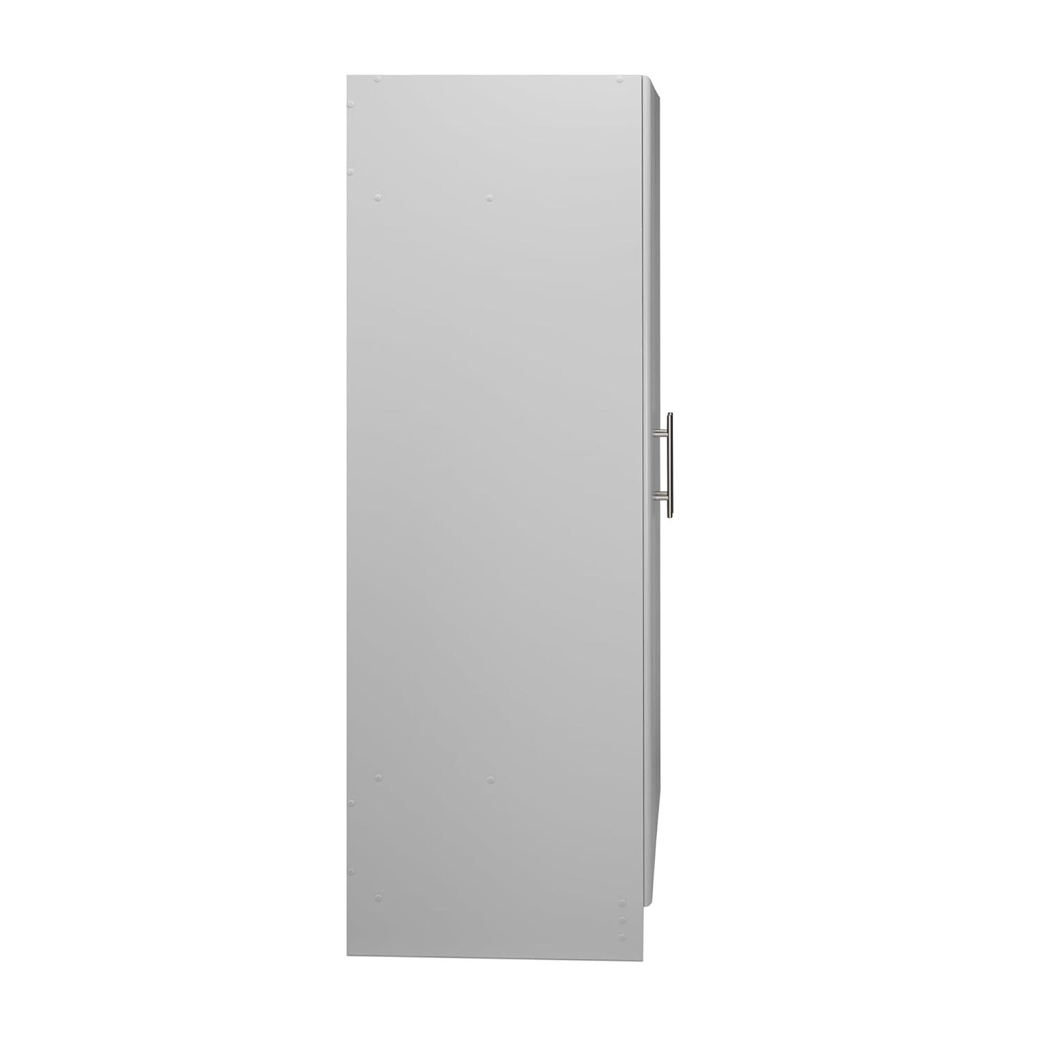 Prepac Elite 2-Door Freestanding Wardrobe Cabinet, 20" D x 32" W x 65" H, Light Gray