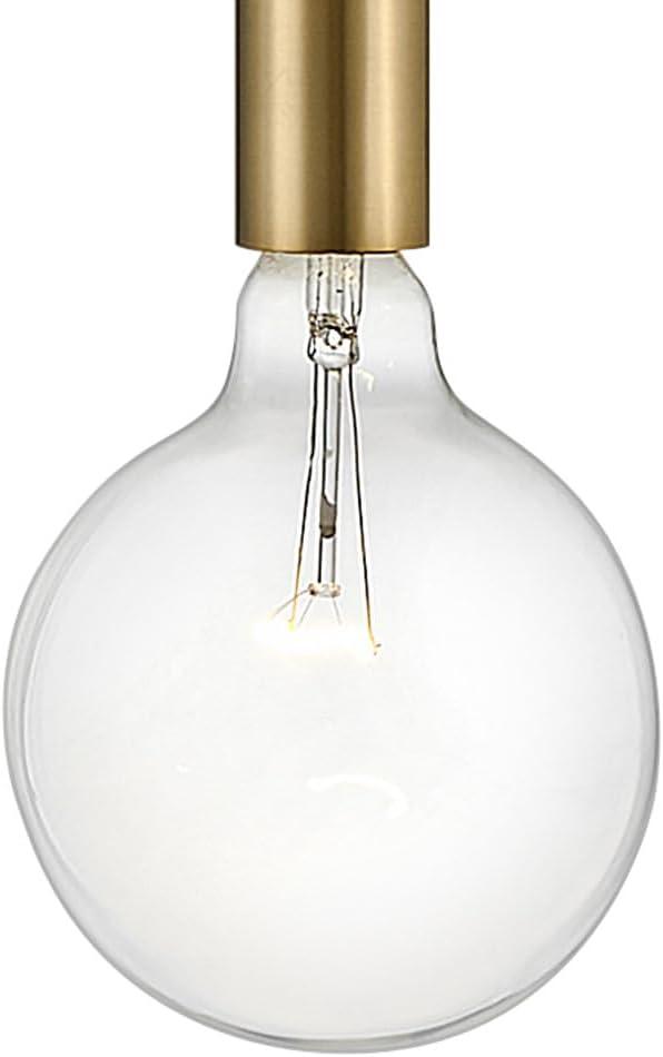 Lark Bobbie 1 - Light Pendant in  Lacquered Brass/Black