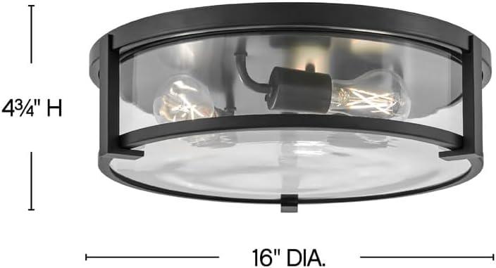 Lowell Three-Light Flush Mount Ceiling Light