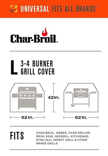 Char-Broil UV Resistant 3-4 Burner Basic Grill Cover