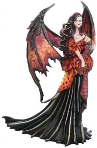 Large 18" Tall Fantasy Gothic Fairy Decorative Statue by Artist Amy Brown