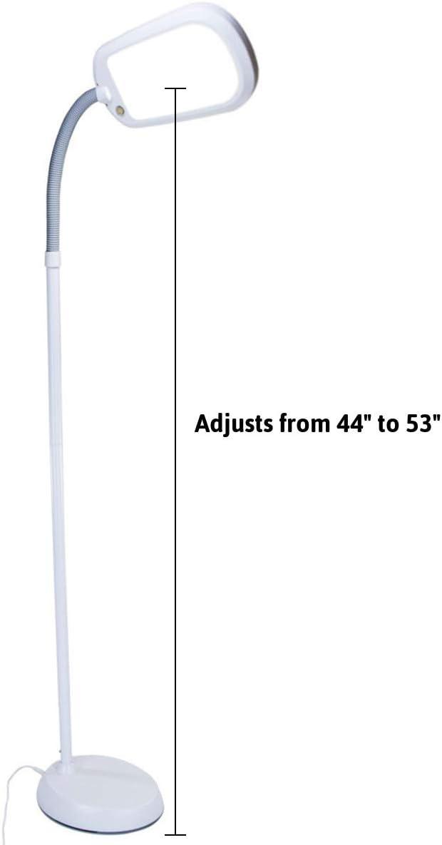 LED Floor Lamp Bright Reader Natural Daylight Full Spectrum  Black SLIMMER DESIGN