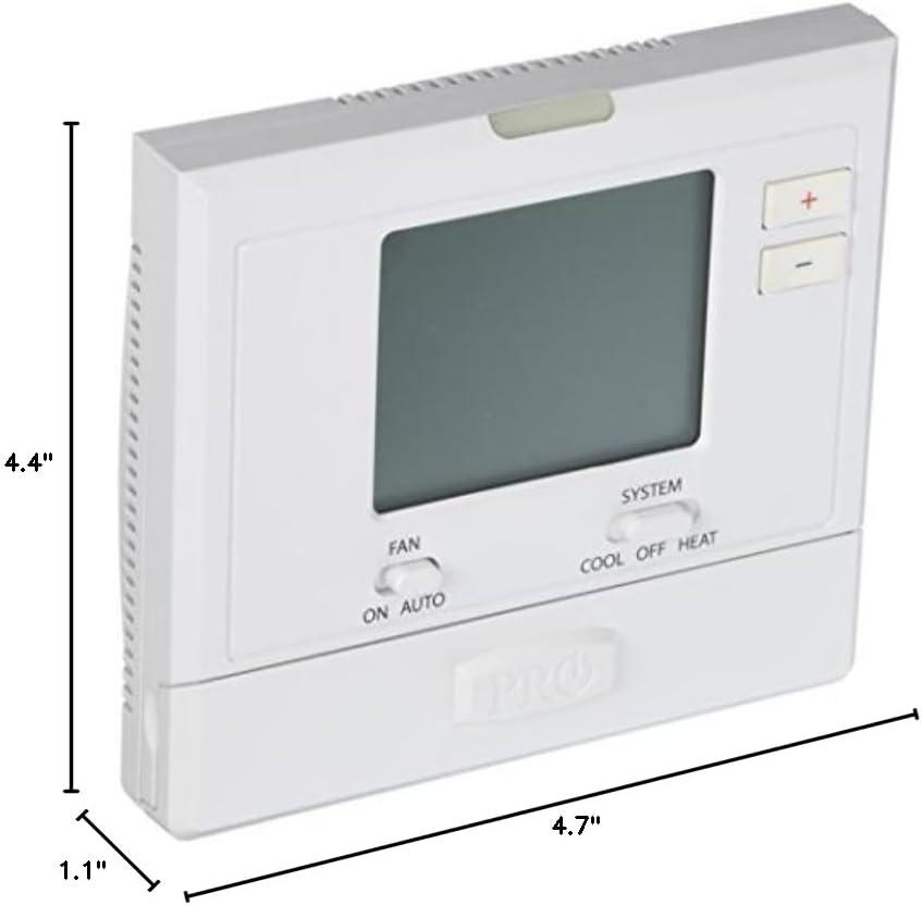 Exlonjet T701 Non-Programmable Electronic Thermostat 4.7"W x 4.4"H x 1.1"D