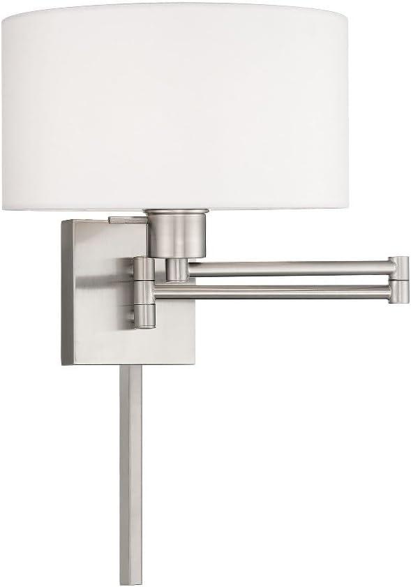Livex Lighting 1 - Light Wall Light in  Brushed Nickel