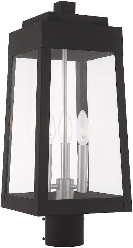 Livex Lighting Oslo 3 - Light Post Light in  Satin Brass
