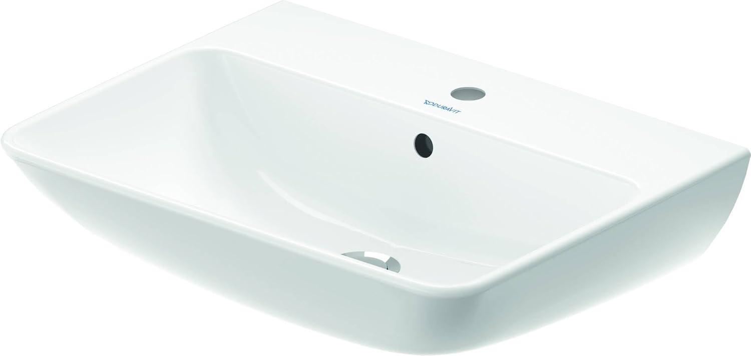 Me By Starck Ceramic 24" Wall Mount Bathroom Sink with Overflow