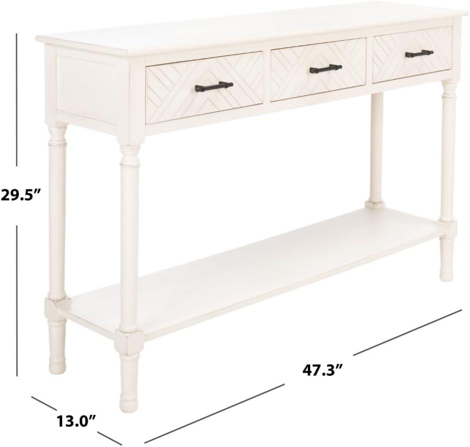 Peyton 3 Drawer Console Table  - Safavieh