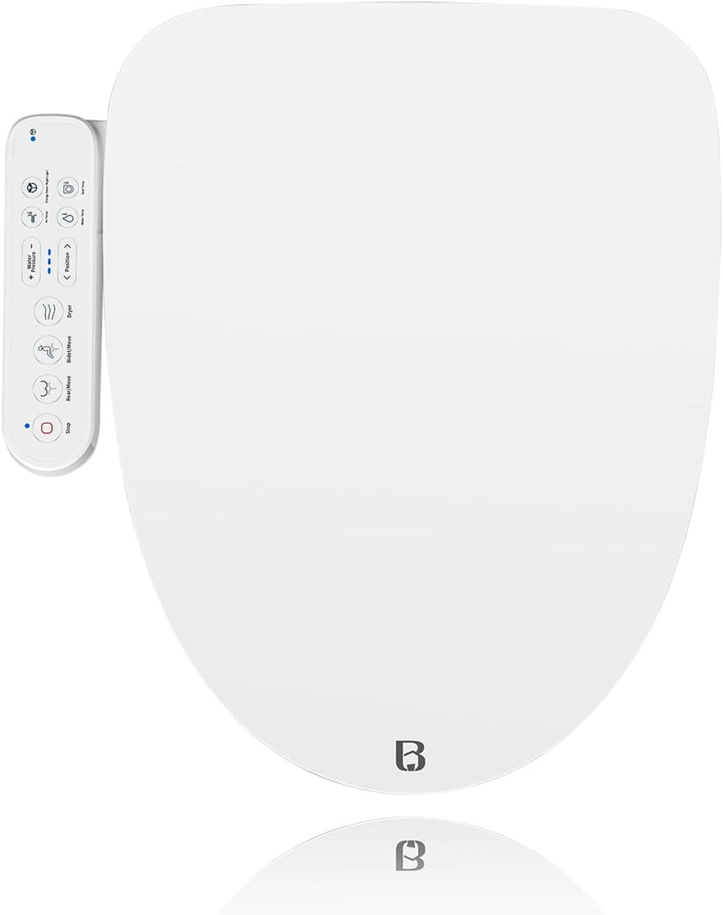 Bejoan Z1 White Elongated Heated Electric Bidet Toilet Seat