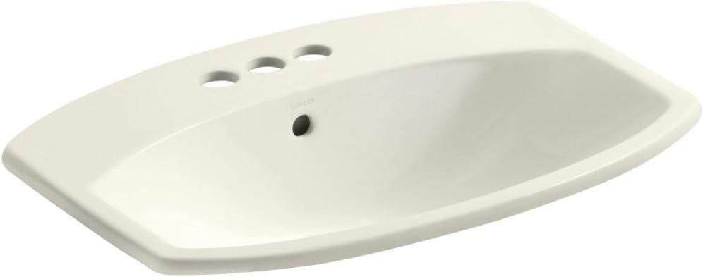 Cimarron Ceramic Rectangular Drop-in Bathroom Sink with Overflow