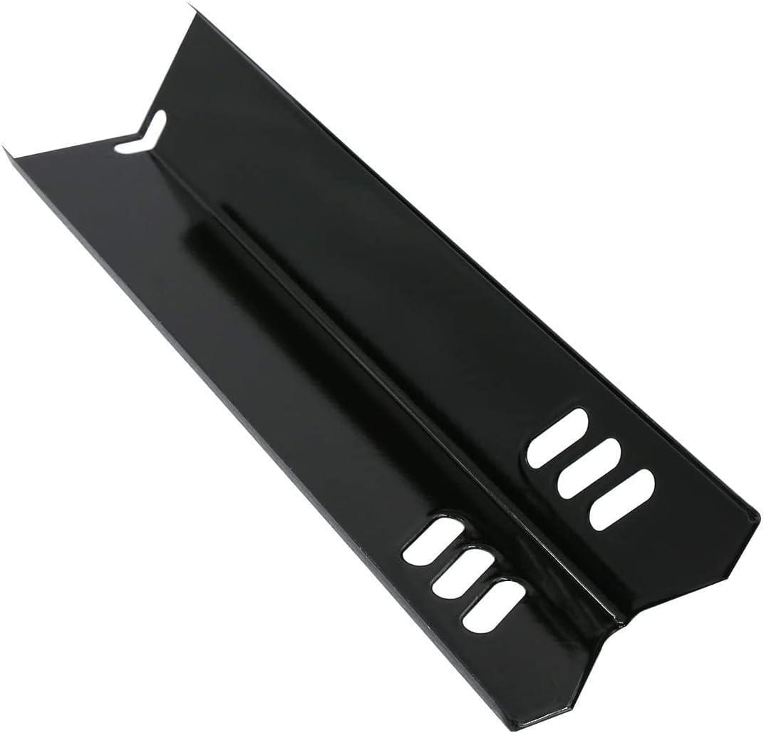 Unicook 15 Inch Grill Heat Plates for Dyna-Glo, Grill Burner Covers, Grill Parts Porcelain Heat Shields for Backyard, 4 Pack