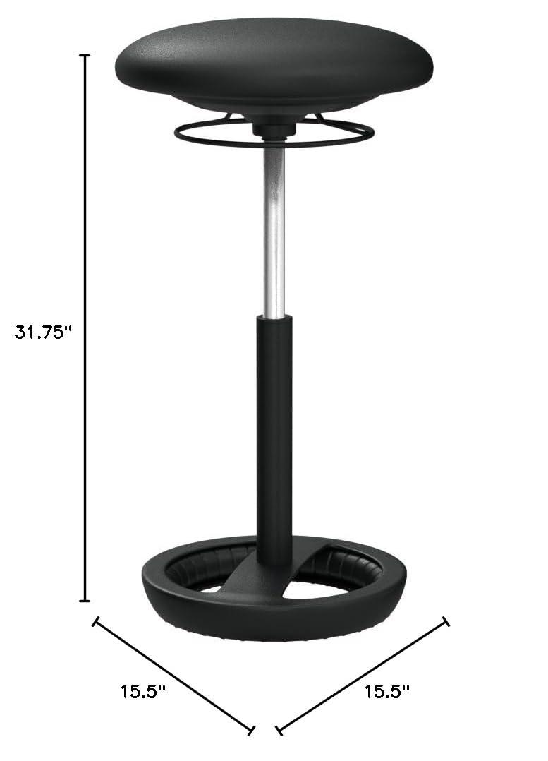 Safco Products Company Twixt Active Height Adjustable Industrial Stool
