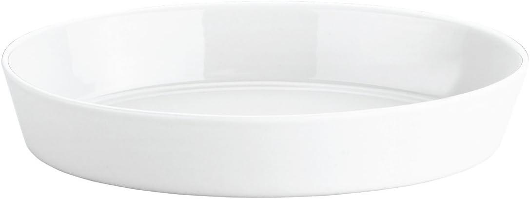 Medium White Porcelain Deep Oval Baker