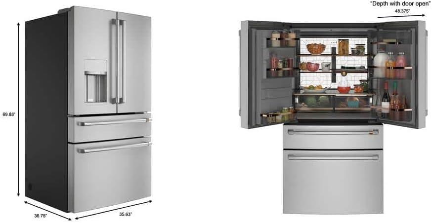 Café 36" French Door 27.8 cu. ft. Refrigerator