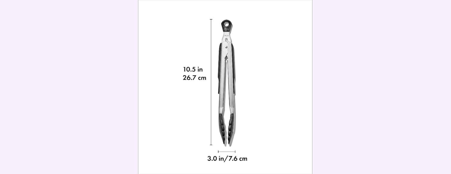 OXO Good Grips 9-Inch Locking Tongs with Nylon Heads