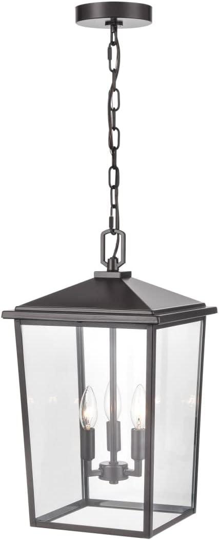 Messerly 3 Light 11" Wide Outdoor Taper Candle Pendant