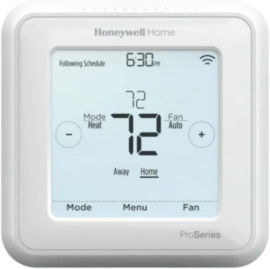 Honeywell Home Th6320ZW2003 Z-Wave T6 Pro Series Plastic Square White Programmable Thermostat