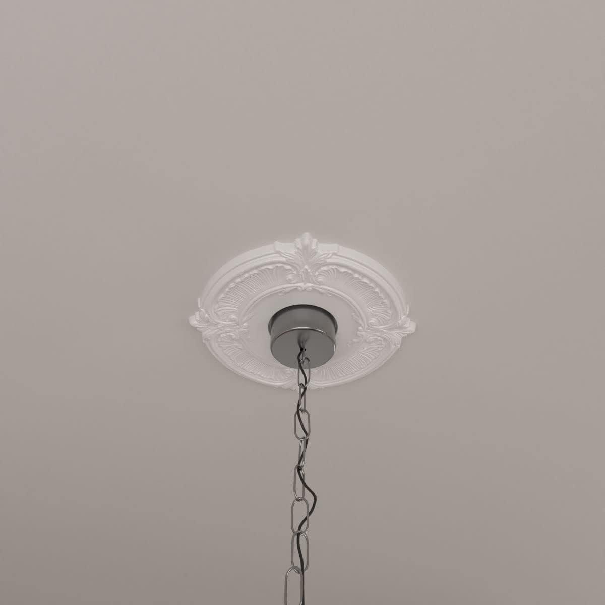 Ekena Millwork 12 3/4"OD x 4"ID x 1/2"P Attica Ceiling Medallion (Fits Canopies up to 4")