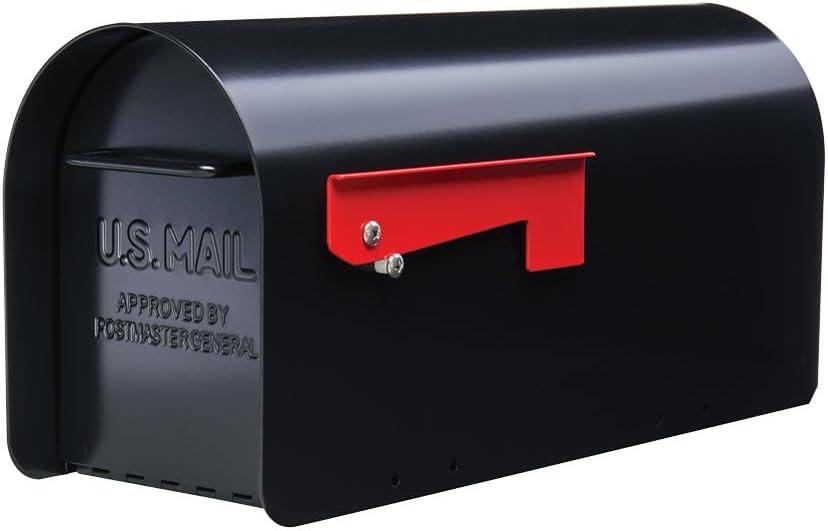 Architectural Mailboxes Ironside Post Mount Mailbox Black