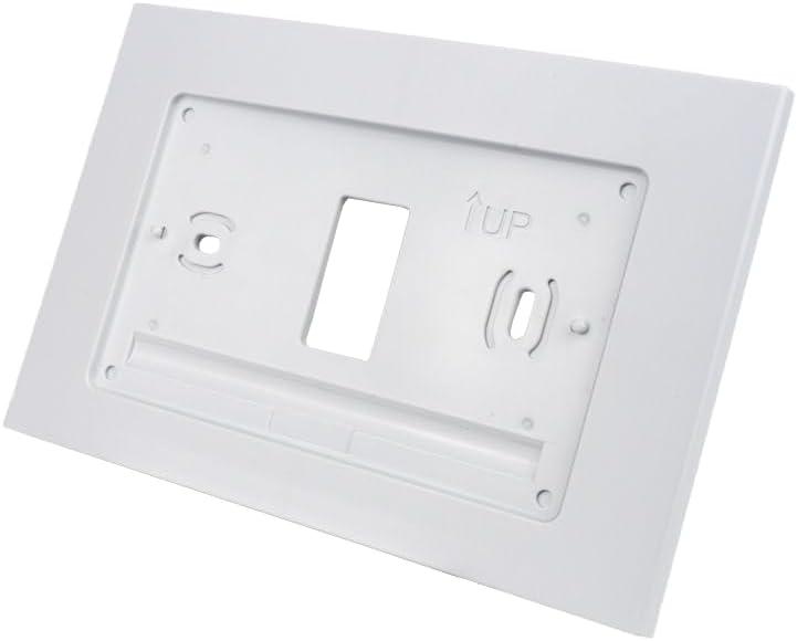 White Rectangular Wall Plate for Sensi Wi-Fi Thermostat