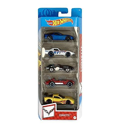 Hot Wheels Diecast  Cars -  5pk (Colors May Vary)
