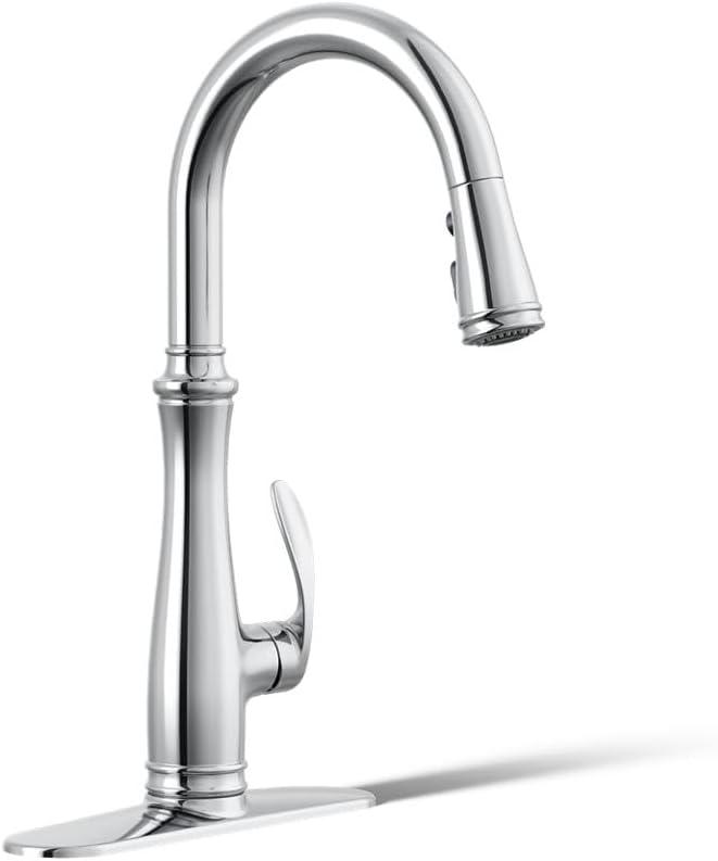 Bellera™ Pull Down Single Handle Kitchen Faucet with Handle and Supply Lines