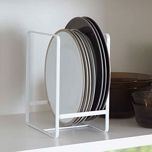 Elegant White Large Steel Dish Storage Rack