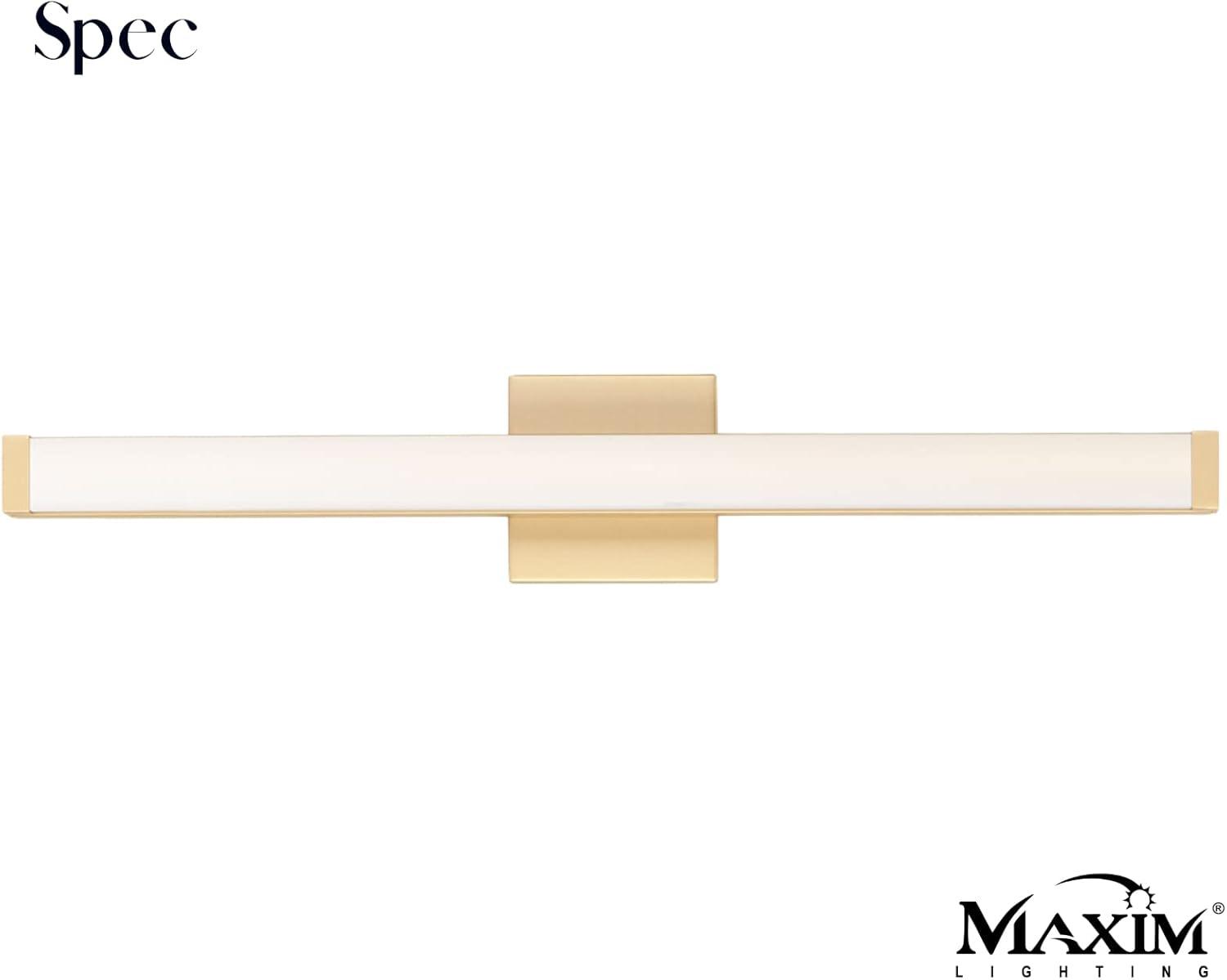 52004GLD-Maxim Lighting-Spec-LED Bath Vanity Light-Minimalistic Contemporary Style-Gold Finish-30 Inch Size