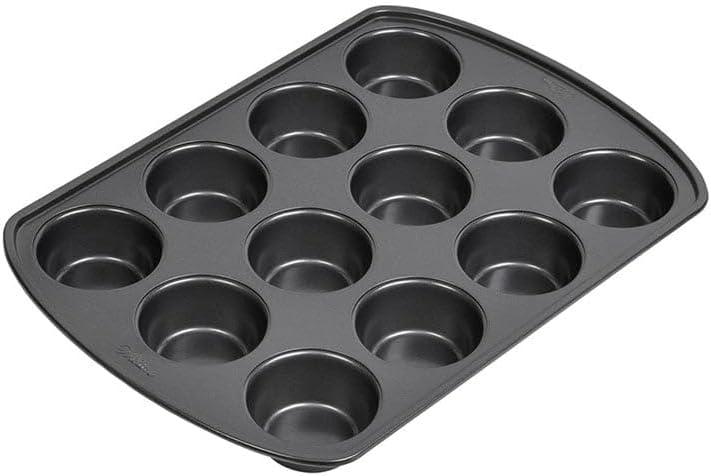 Wilton 191002982 Perfect Results Nonstick 12-Cup Muffin Pan