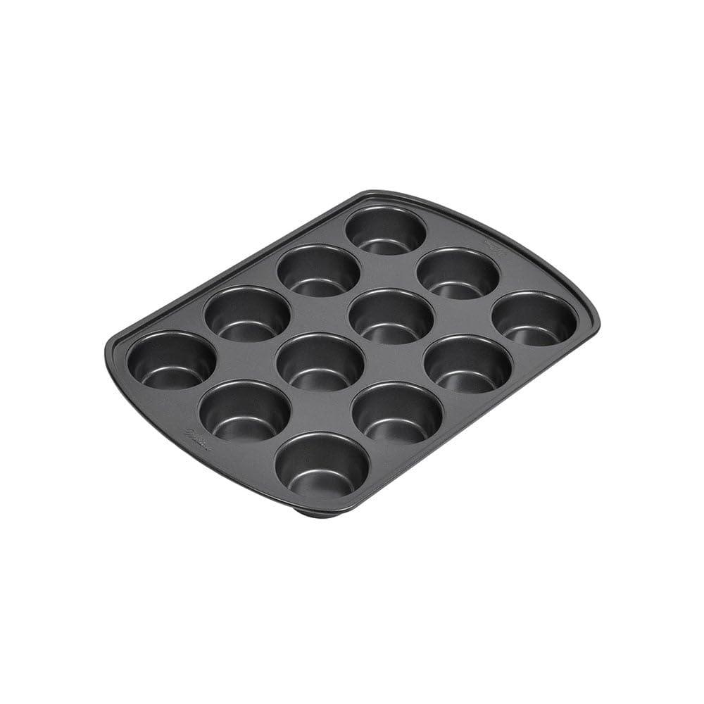 Wilton 191002982 Perfect Results Nonstick 12-Cup Muffin Pan
