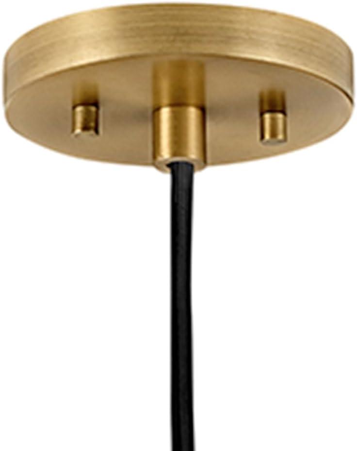 Lark Simon 1 - Light Pendant in  Matte Navy/Heritage Brass