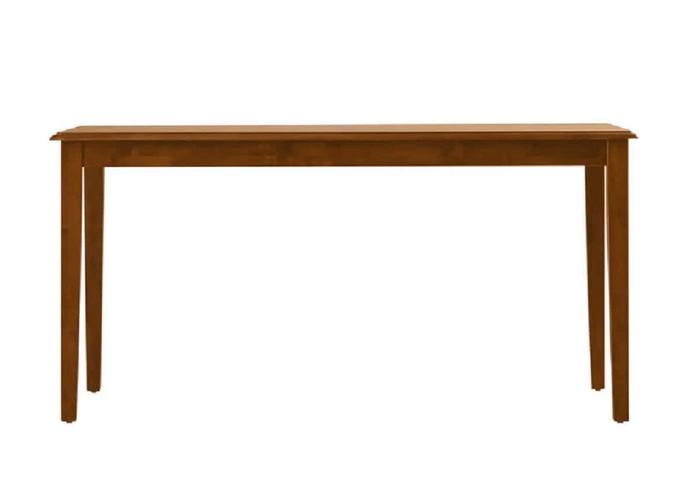 Boraam Shaker Rubberwood Dining Table in Walnut Finish