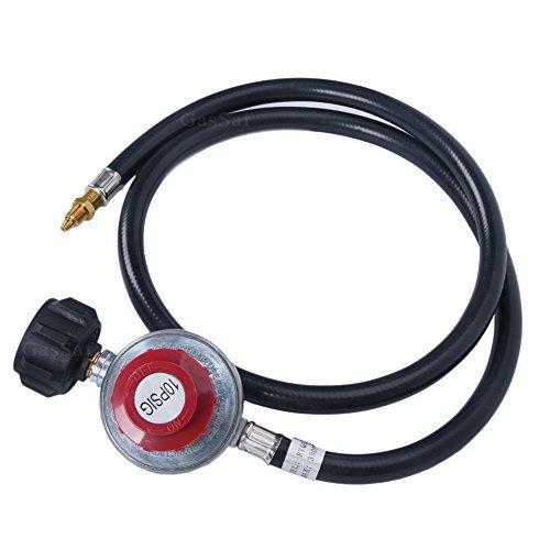 Adjustable High Pressure Propane Regulator with 4ft Hose