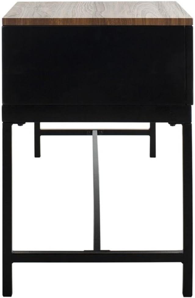 Maruka Bench with Storage - Brown/Brown - Safavieh