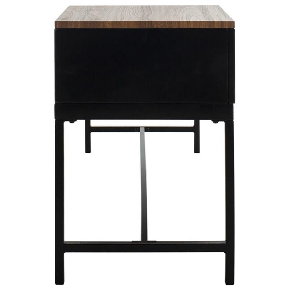 Maruka Bench with Storage - Brown/Brown - Safavieh