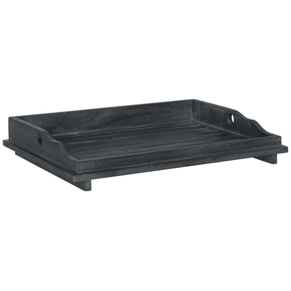Covina Tray Table - Indoor/Outdoor - PAT6716 - Dark Slate Gray - Safavieh