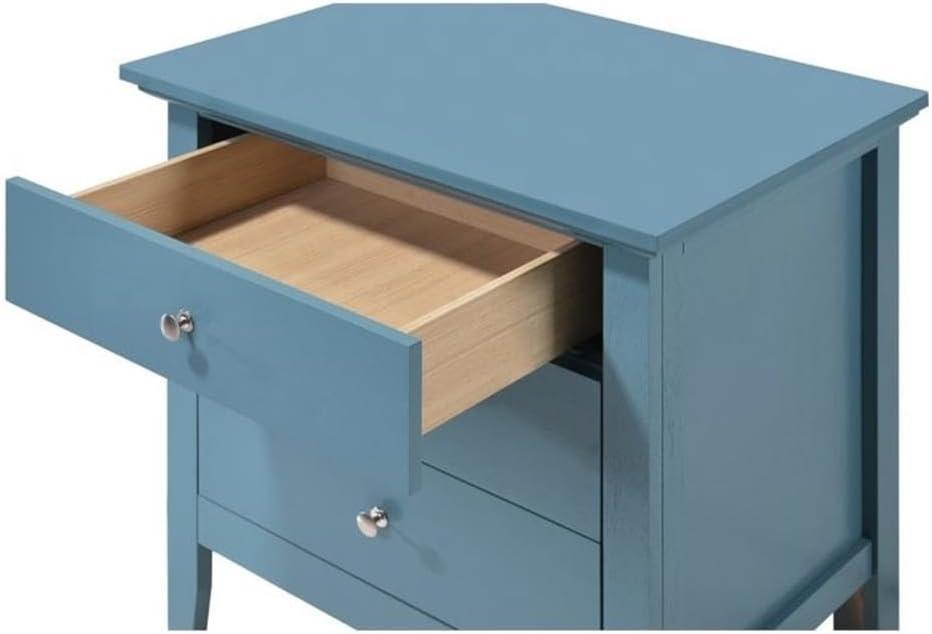 Hammond 3 - Drawer Nightstand Bed Side Table Wood Nightstand Small Bedside Table And Dresser