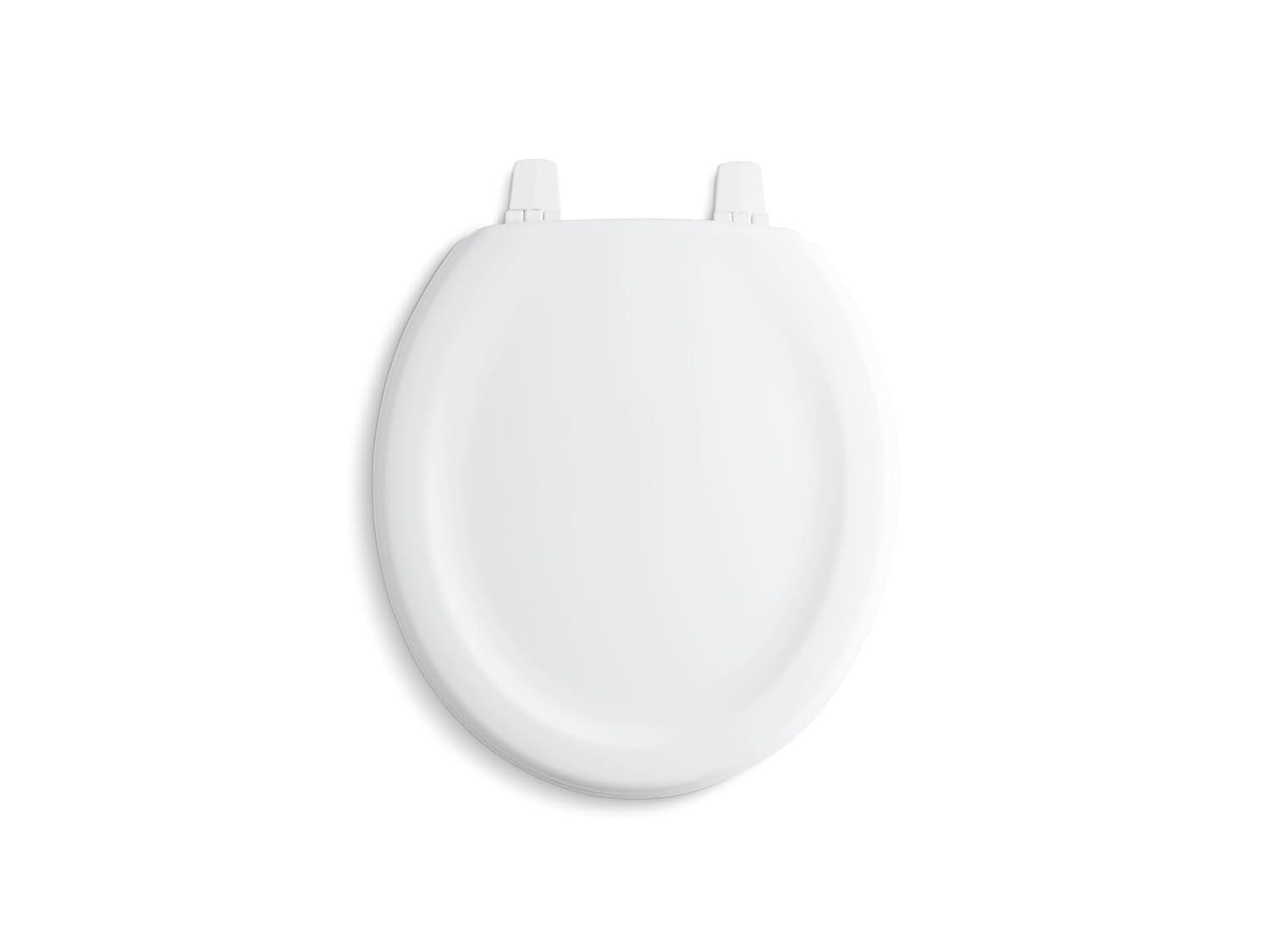 Stonewood Compression-Molded Wood Toilet Seat with Color-Matched Plastic Hinges