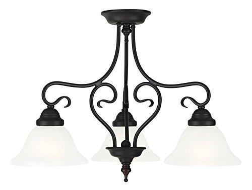 Livex Lighting Coronado 3 - Light Chandelier in  Bronze