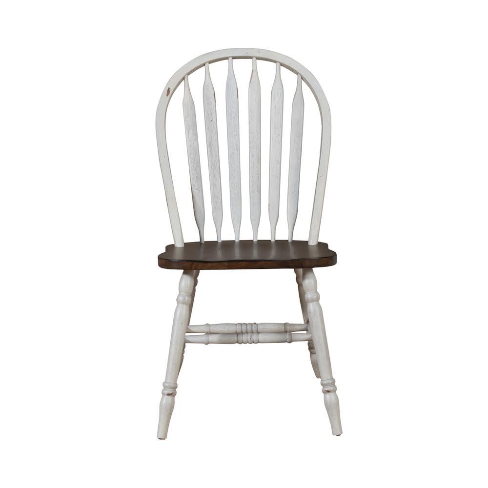 Carolina Crossing Windsor Side Chair- White- Set of 2