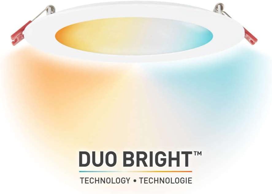 6'' Selectable Color Temperature Dimmable Air-Tight IC Rated Recessed Lighting Kit